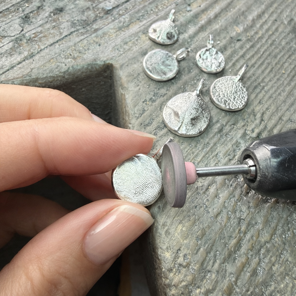 Anhänger in runder Form