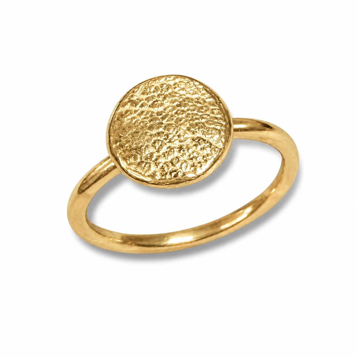 Stapelring aus Ihrem Altgold