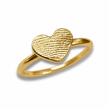 Stapelring aus Ihrem Altgold