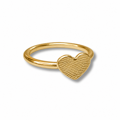 Stapelring aus Ihrem Altgold