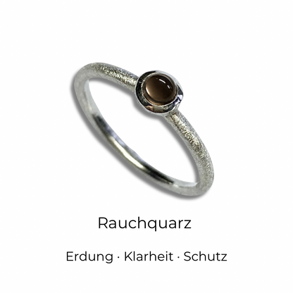 Stapelring mit Edelstein • Cabochon Ring •