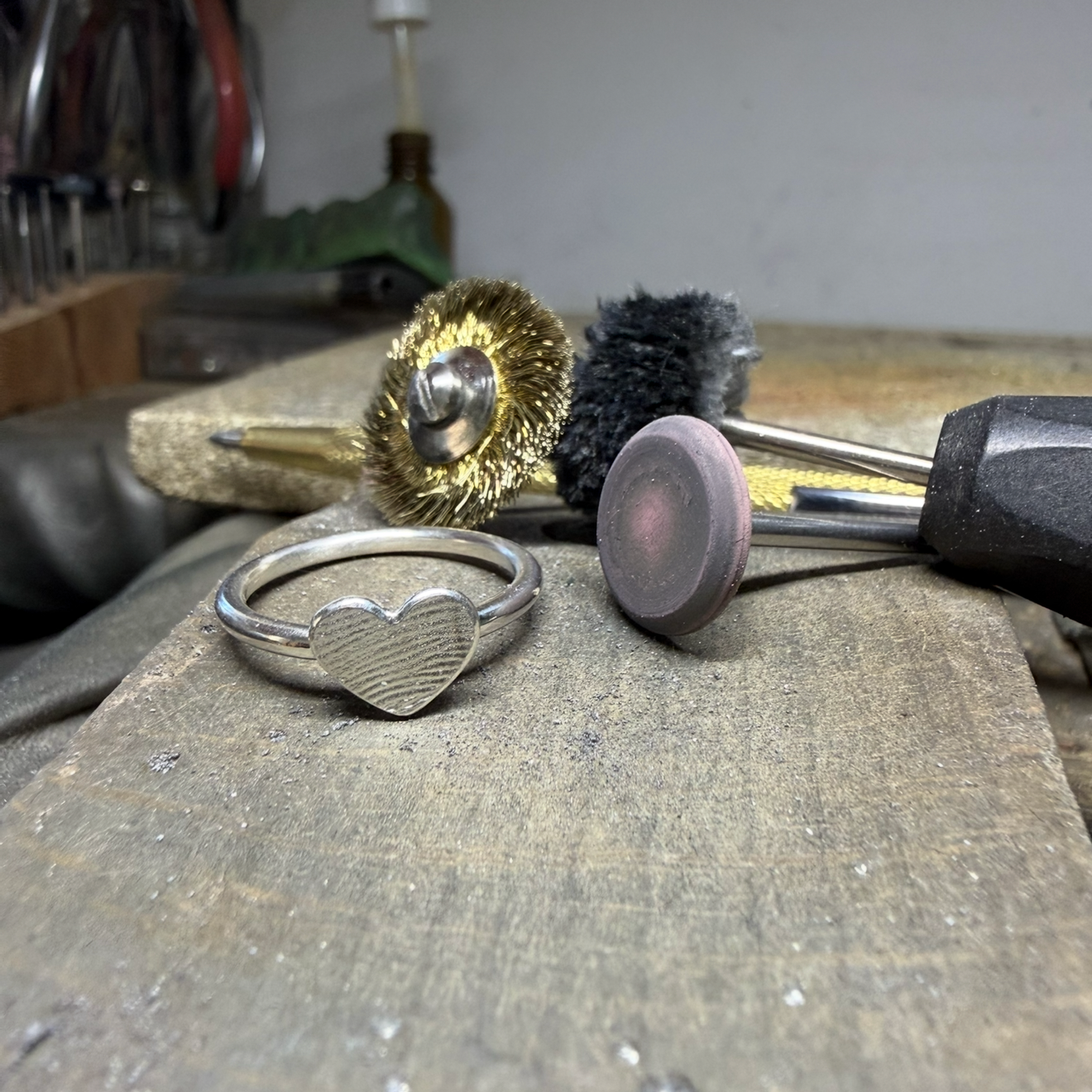 Ring in Herzform