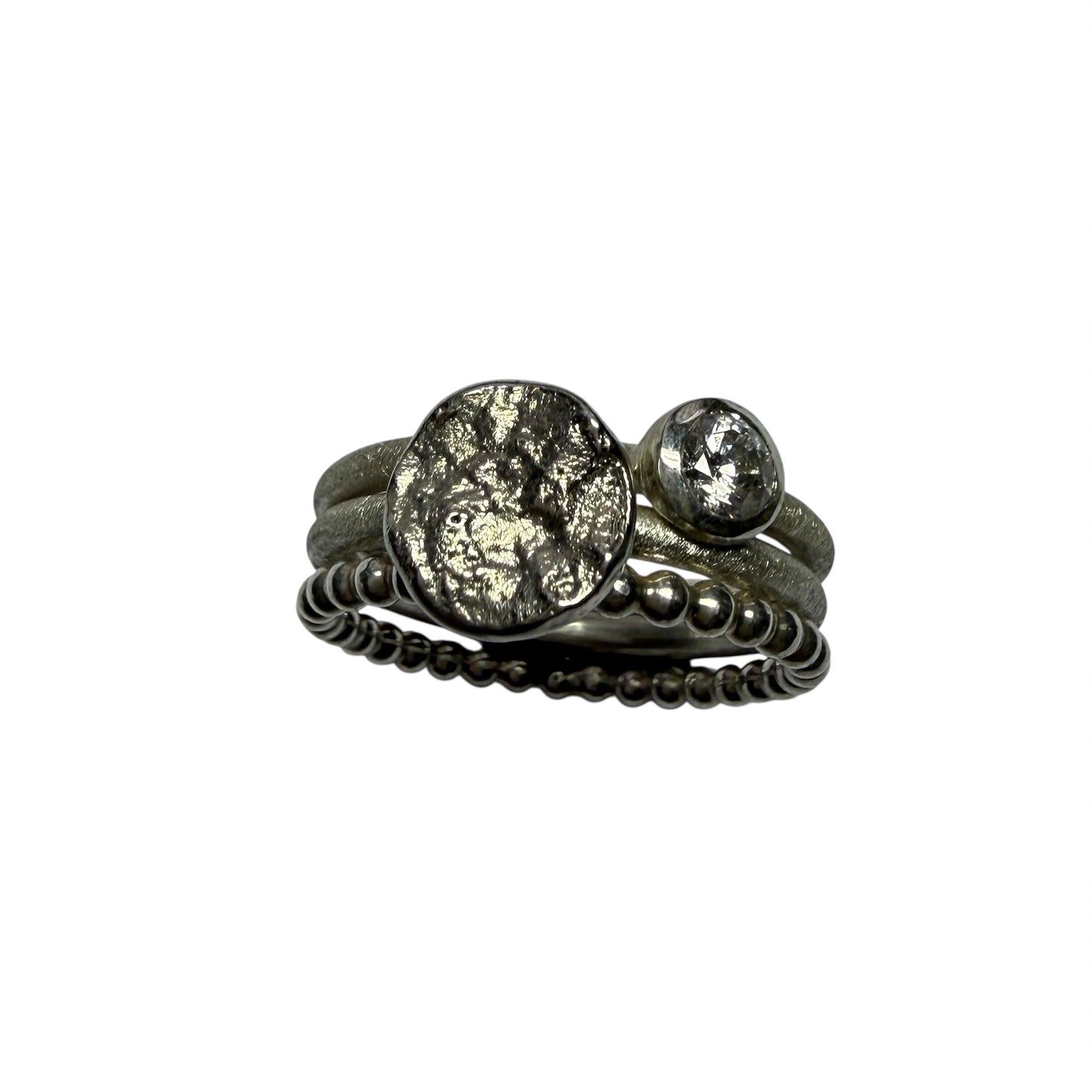 Ring mit rundem Abdruck