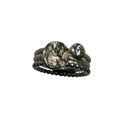 Ring mit rundem Abdruck
