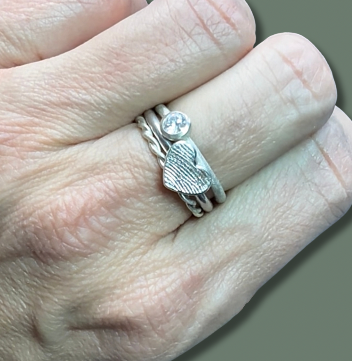 Ring in Herzform