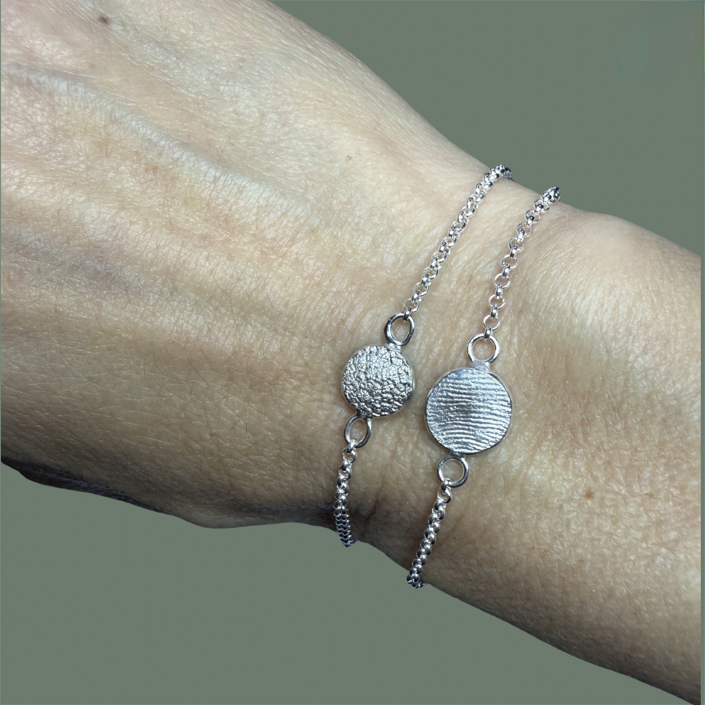 Armband mit rundem Abdruck