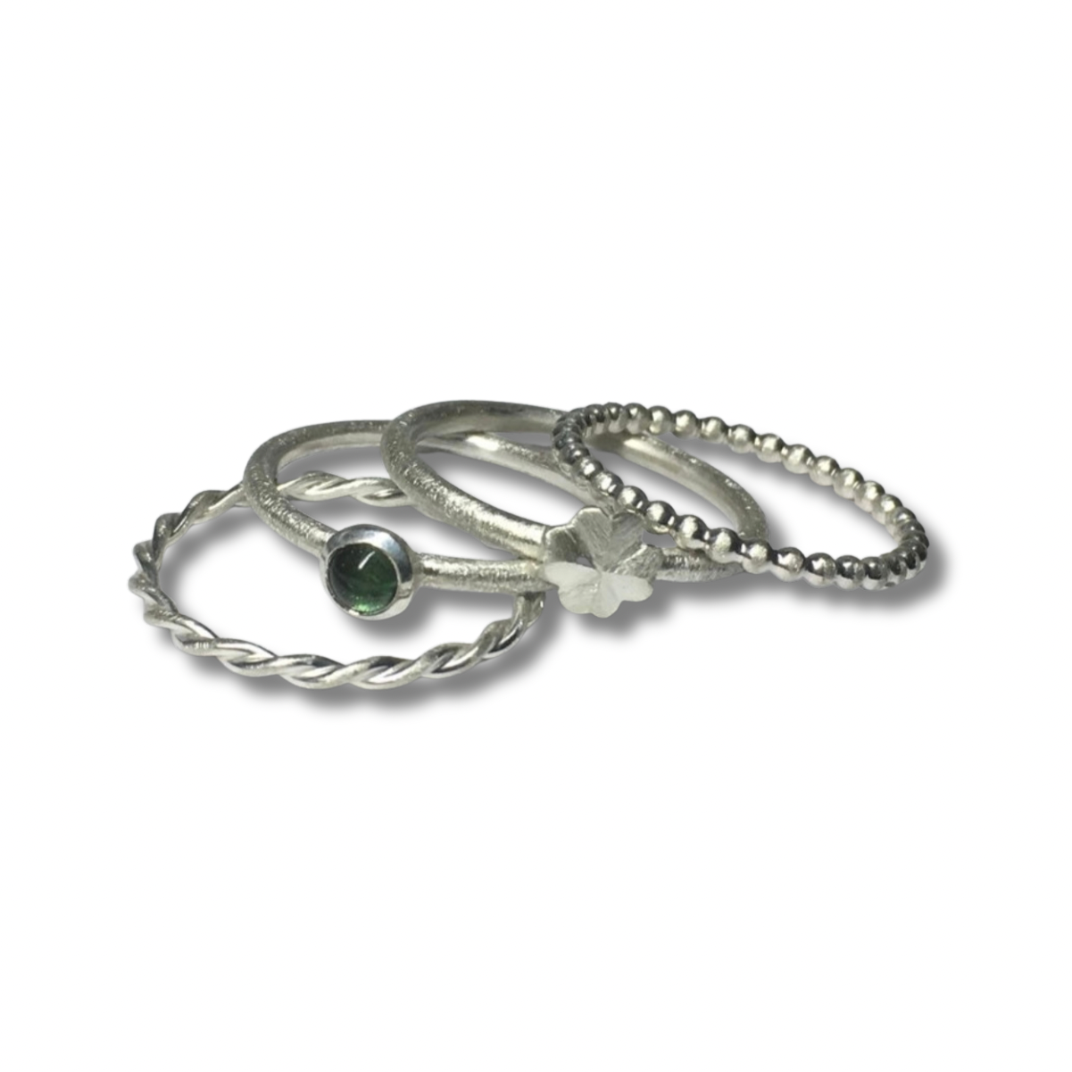 Stapelring mit Edelstein • Cabochon Ring •