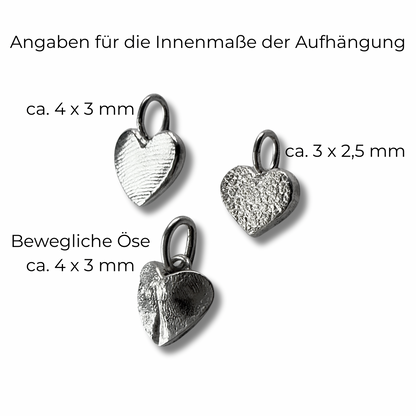 Anhänger in Herzform