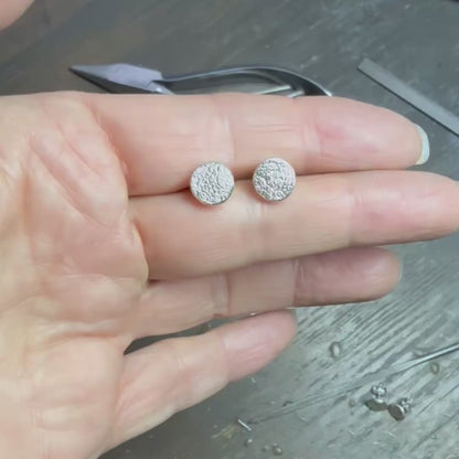 Ohrstecker mit Abdrücken