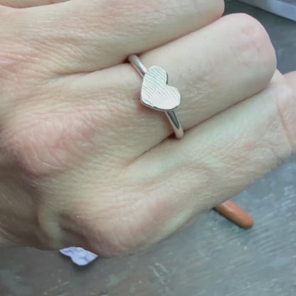 Ring in Herzform